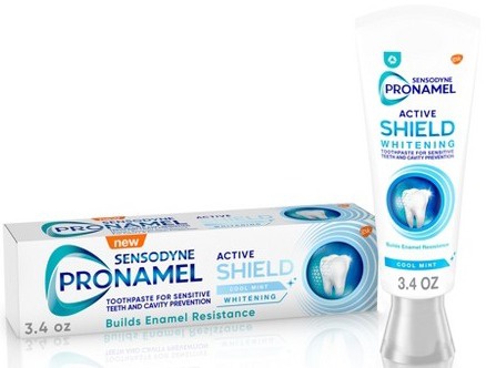 Sensodyne Active Shield Cool Mint Whitening Toothpaste