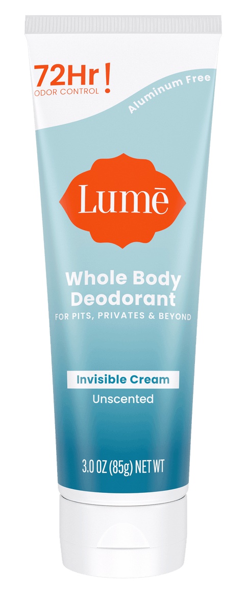 Lumē Unscented Cream Tube Deodorant