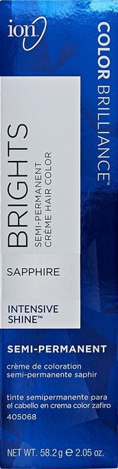 Ion Sapphire Semi Permanent Hair Color Sapphire