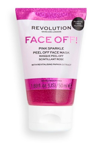 Revolution Skincare Face Off! Pink Sparkle Peel Off Face Mask