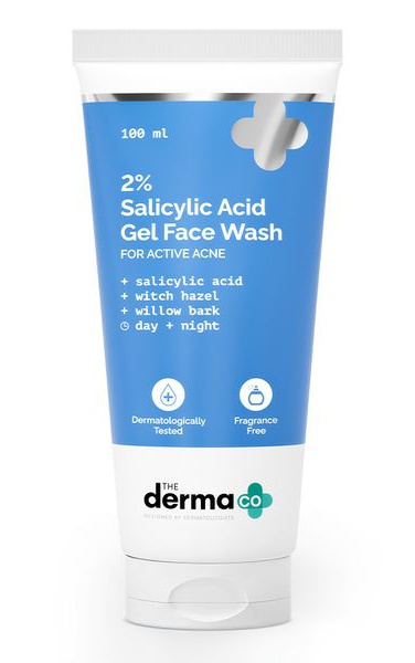 The derma CO 2% Salicylic Acid Gel Face Wash