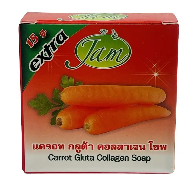 Jam Carrot Gluta Collagen Soap
