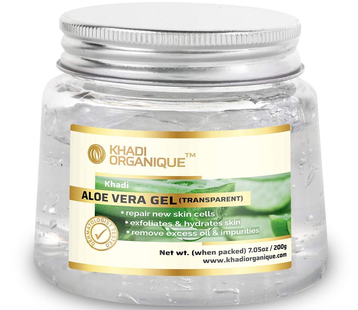 Khadi Organique Aloe Vera Gel (Transparent)