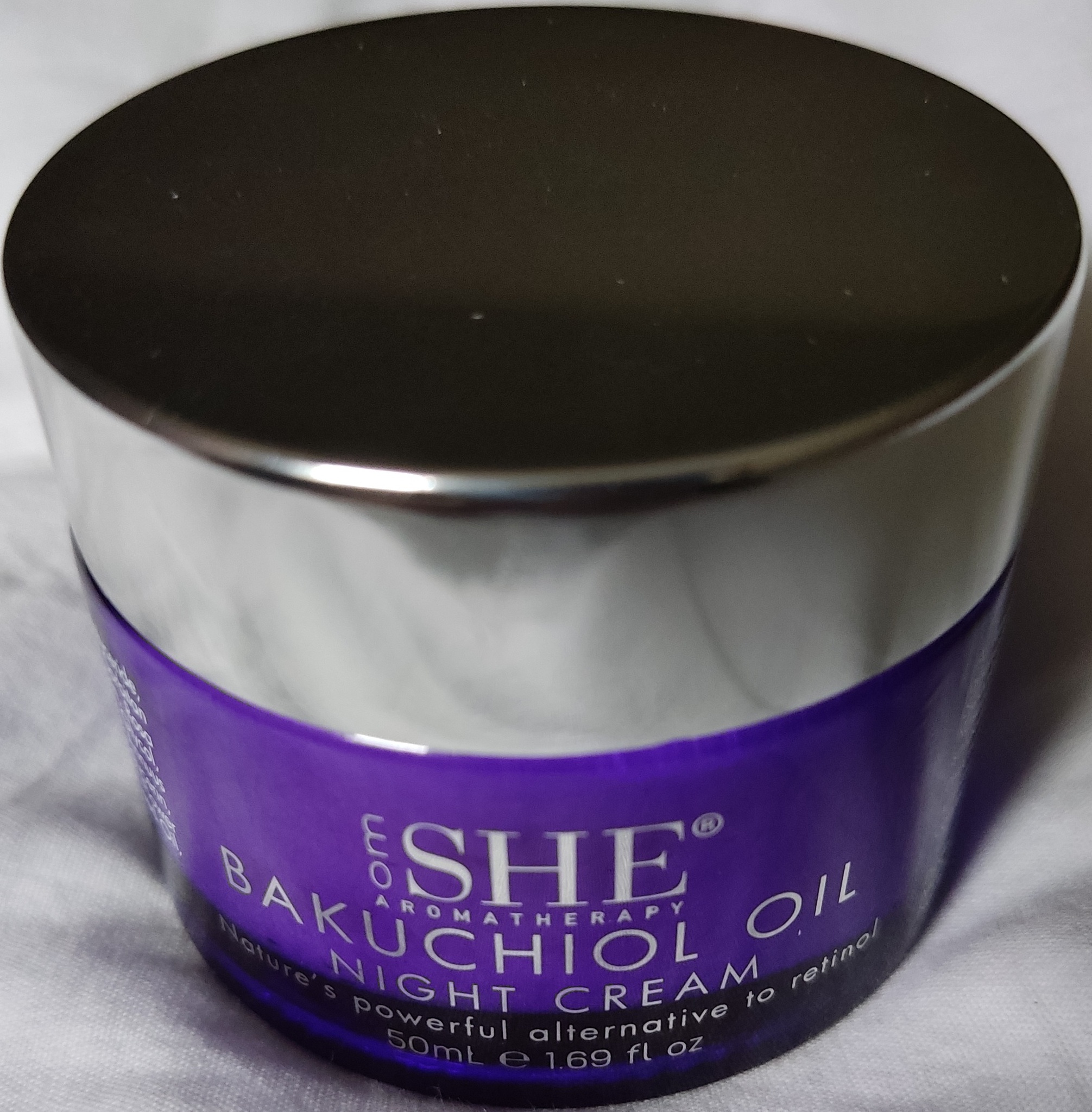 om SHE Aromatherapy Bakuchiol Oil Night Cream