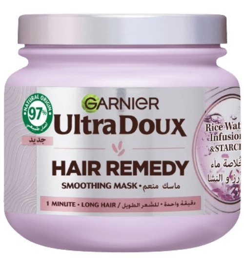 Garnier Ultra Doux Rice Water Infusion & Starch Hair Remedy Mask