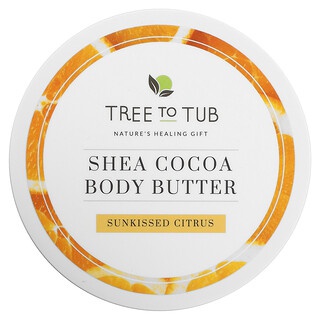 Tree to Tub Shea Cocoa Body Butter, Sunkissed Citrus