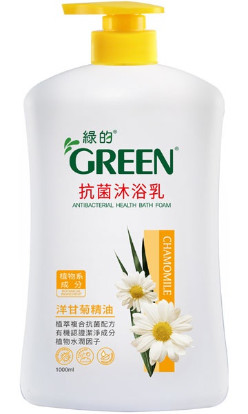GREEN Chamomile Antibacterial Health Bath Foam