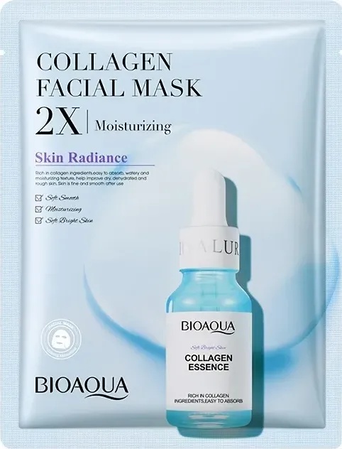 BioAqua Collagen Facial Mask 2x Moisturizing