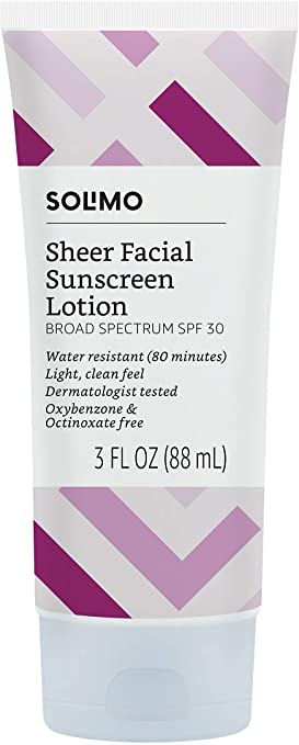 Solimo Sheer Facial Sunscreen Lotion Spf 30