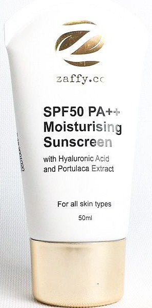 zaffy.co SPF50 Pa++ Moisturising Sunscreen