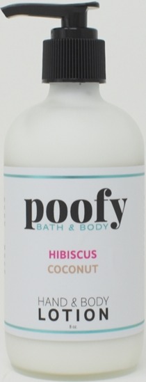 Poofy organics Hibiscus Coconut Hand & Body Lotion