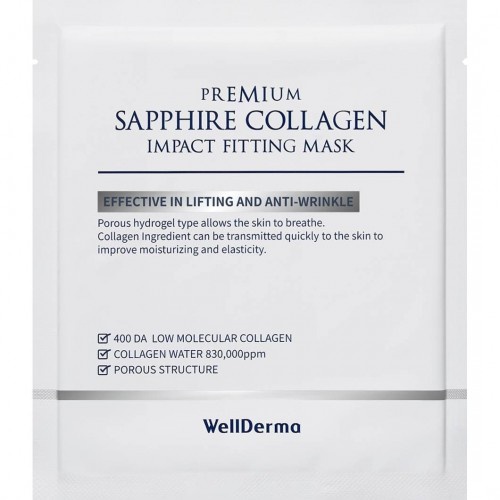 Wellderma Premium Sapphire Collagen Impact Fitting Mask