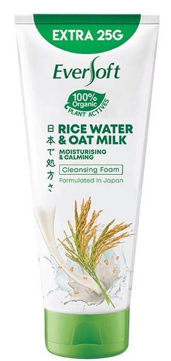 Eversoft Rice Water & Oat Milk (moisturizing And Calming) Cleansing Foam