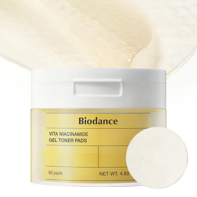 Biodance Vita Niacinamide Gel Toner Pads