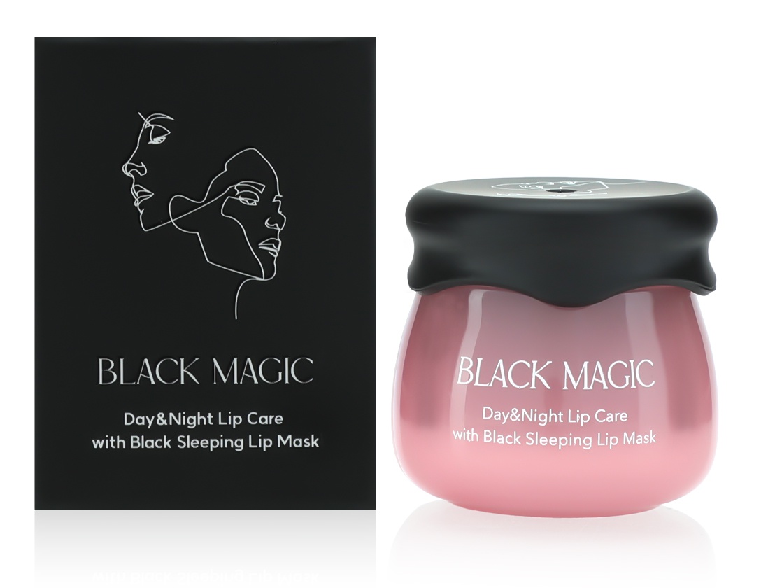 Black Magic Day & Night Lip Care With Black Sleeping Lip Mask