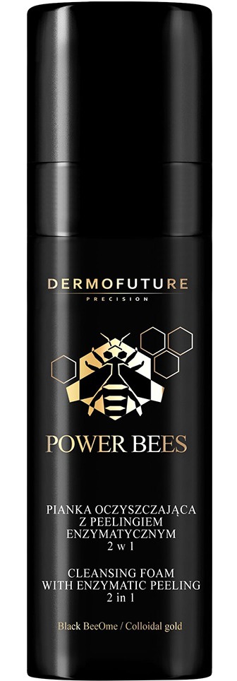 DermoFuture Power Bees Cleansing Foam With Enzymatic Peeling 2 in 1