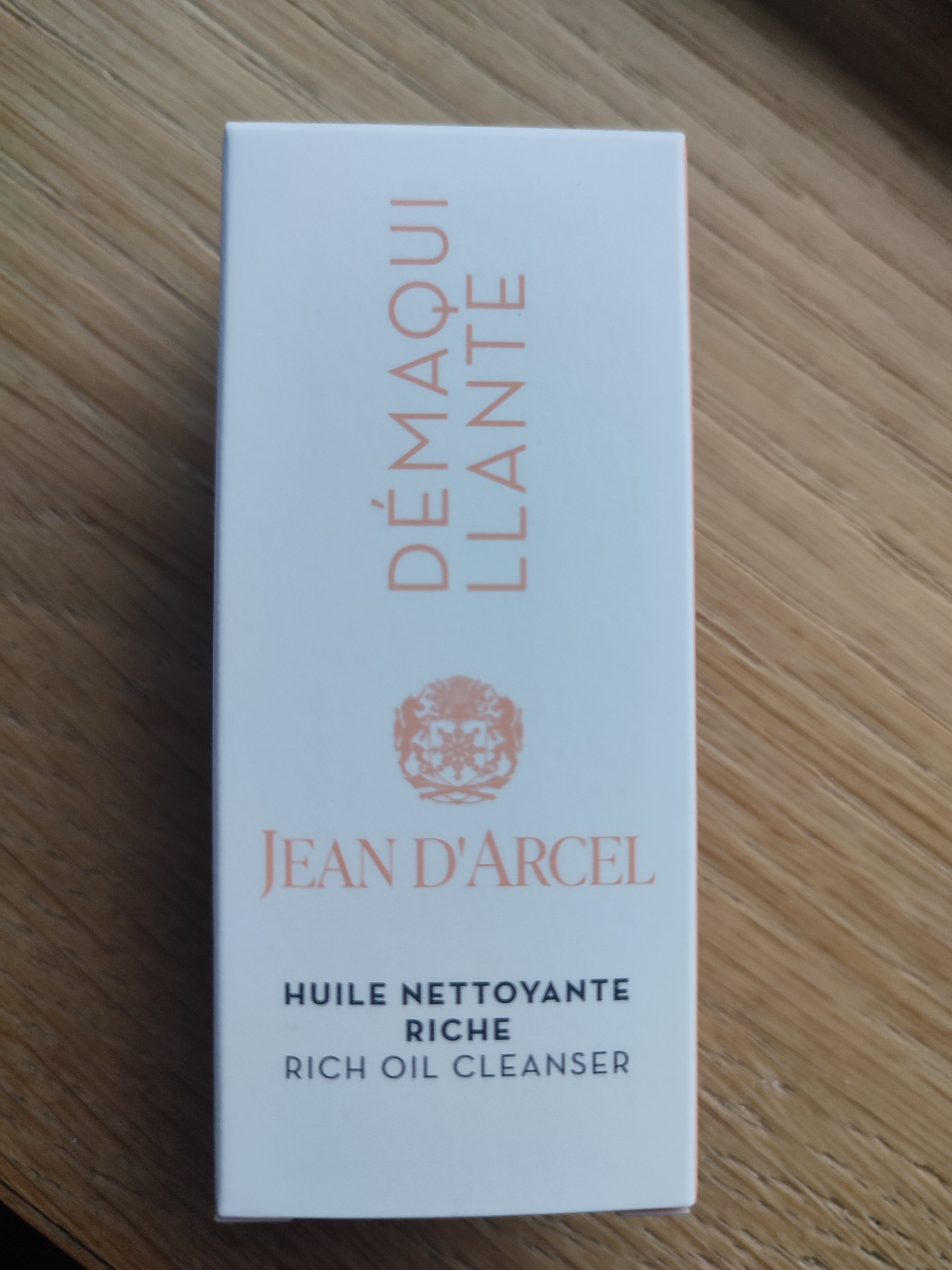 Jean D'Arcel Huile Nettoyante Riche