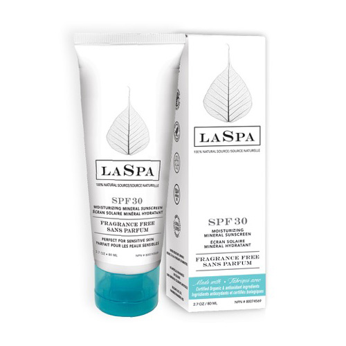 LASPA Naturals Moisturizing Mineral Sunscreen Spf 30