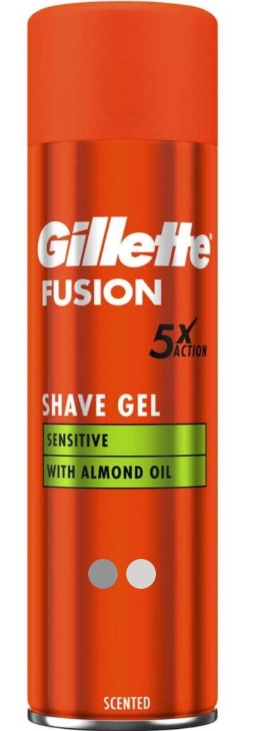 Gillette Fusion Shave Gel For Sensitive Skin