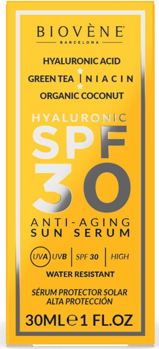 Biovene Hyaluronic Anti-aging SPF 30 Moisturizing Sun Serum