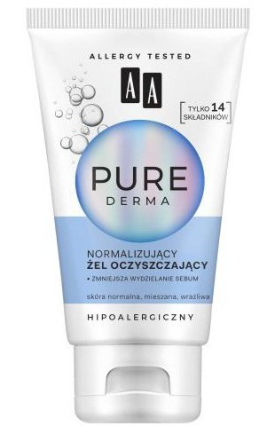 AA Allergy Tested  Pure Derma  Normalizing Cleansing Gel