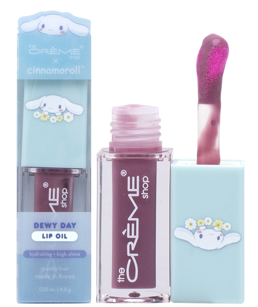 The Creme Shop Cinnamon Roll Dewy Day Lilac Lip Oil