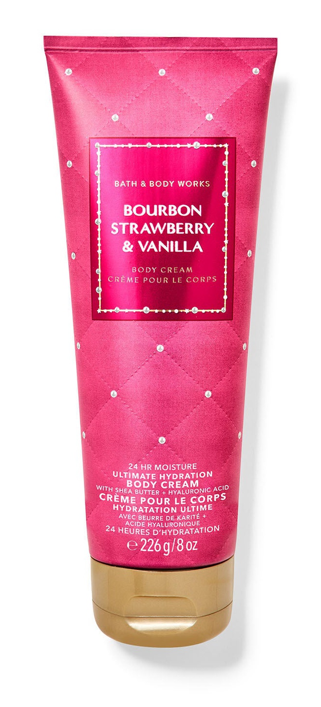 Bath & Body Works Bourbon Strawberry & Vanilla Body Cream