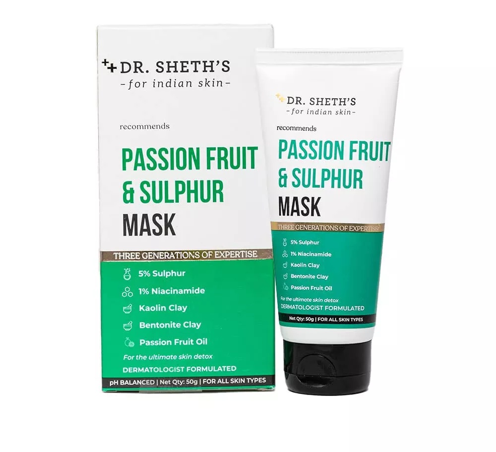 Dr Sheth Passion Fruit & Sulphur Mask