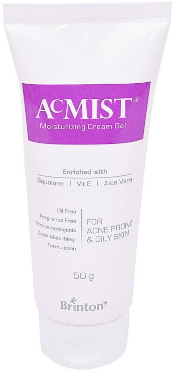 Brinton Acmist Moisturizing Cream Gel For Acne Prone & Oily Skin