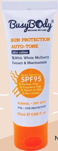 BusyBody Sun Protection Auto Tone With White Mulberry Extract & Niacinamide