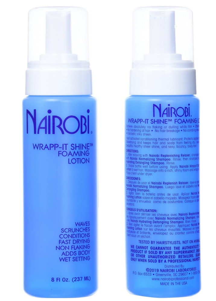 Nairobi Wrapp-it Shine Foaming Lotion