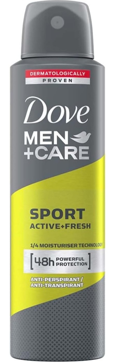 Dove Men+care Sport Active+ Fresh Dry Spray Antiperspirant Deodorant
