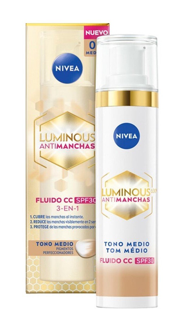 Nivea Luminous630 CC Fluid Medium SPF30