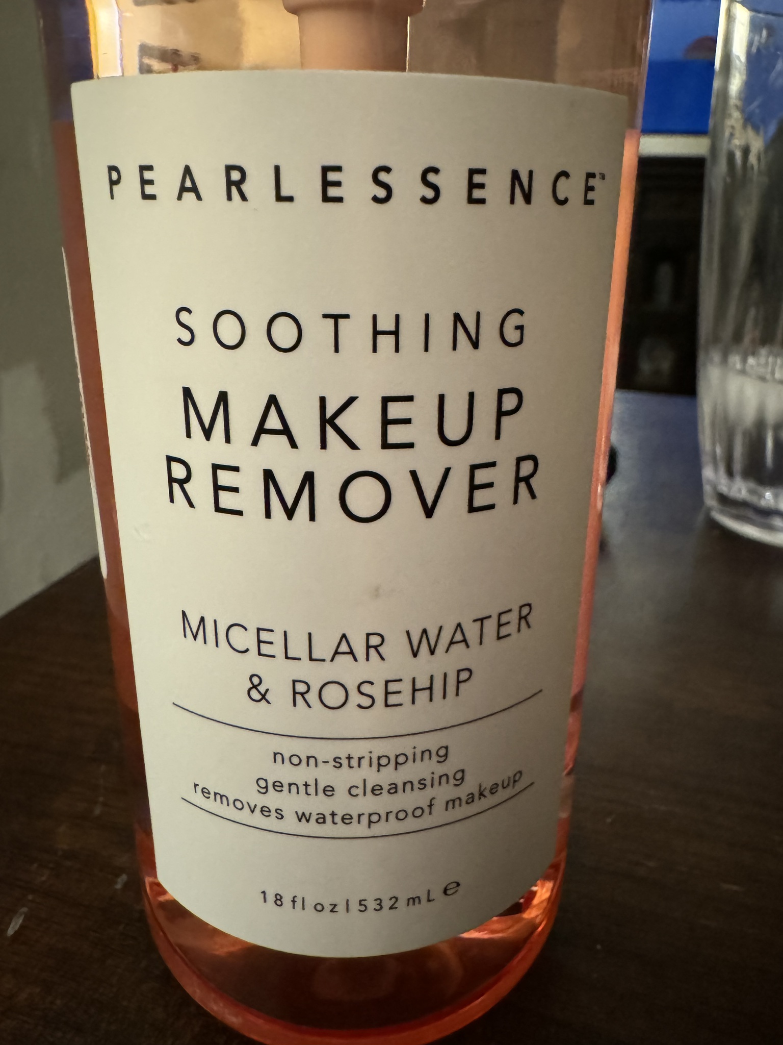 Pearlessence Soothing Makeup Remover Micellar Water & Rosehip