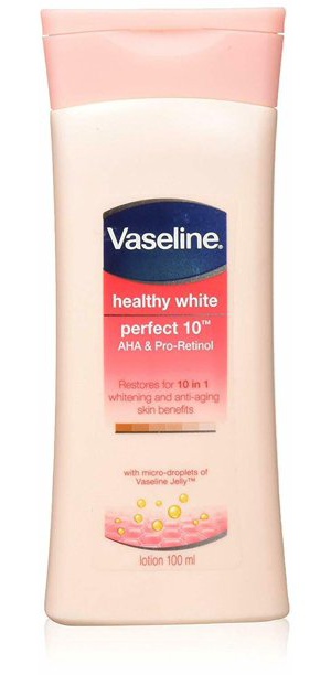 Vaseline Healthy White Perfect 10 Aha & Pro-Retinol Body Lotion