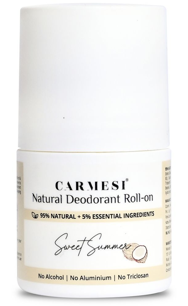 Carmesi Natural Deodorant Roll On Sweet Summer
