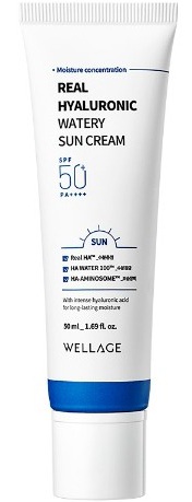 Wellage Real Hyaluronic Watery Sun Cream SPF50+/PA++++