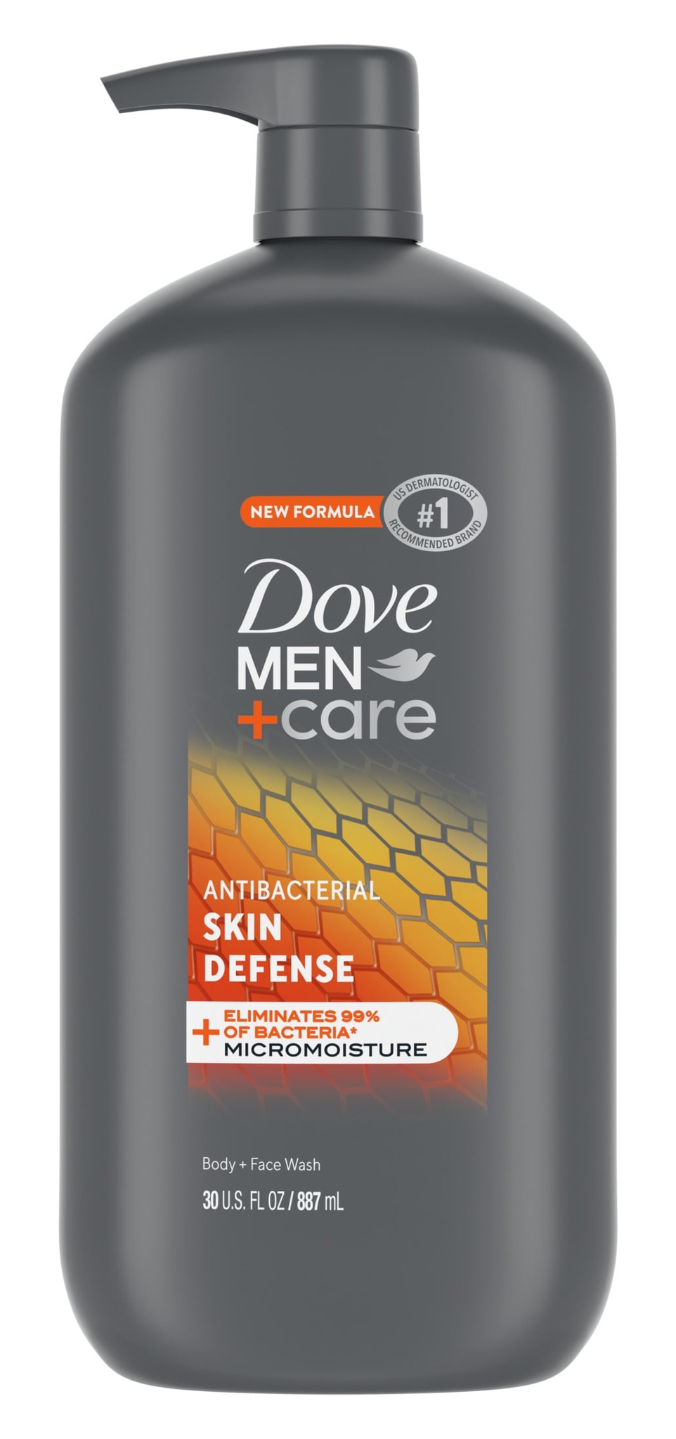 Dove Men + Care Antibacterial Skin Defense Body & Face Wash