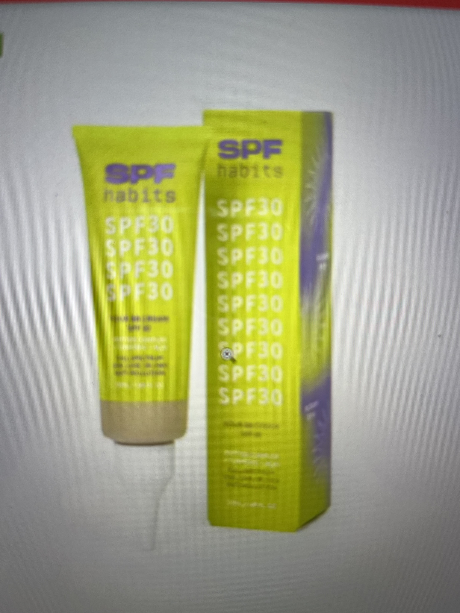 SPF habits SPF 30 BB Cream