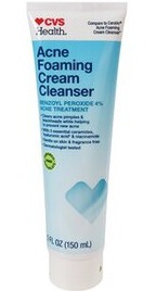 CVS Health Acne Foaming Cream Cleanser