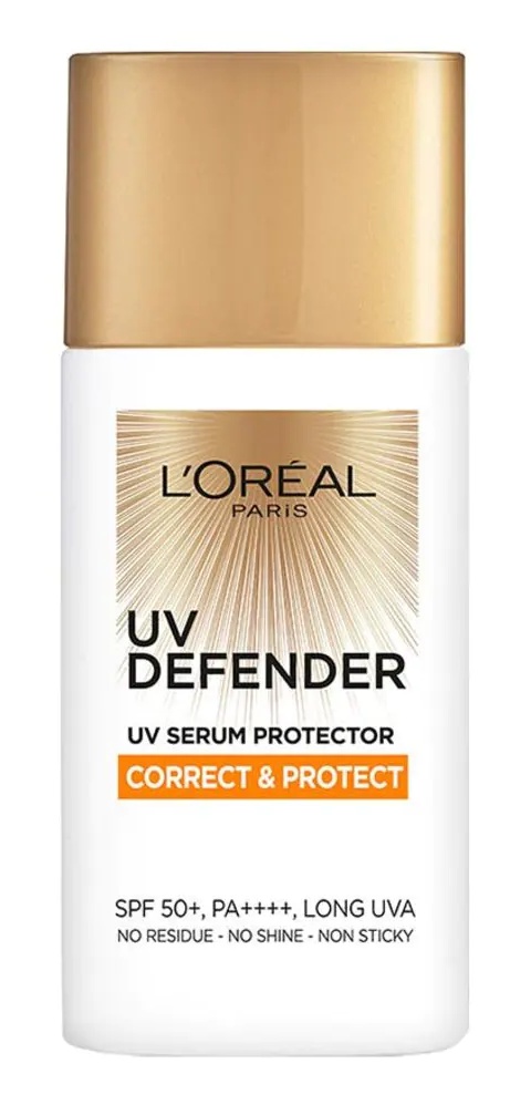 L'Oreal Paris UV Defender UV Serum Protector Correct & Protect SPF 50+ Pa++++