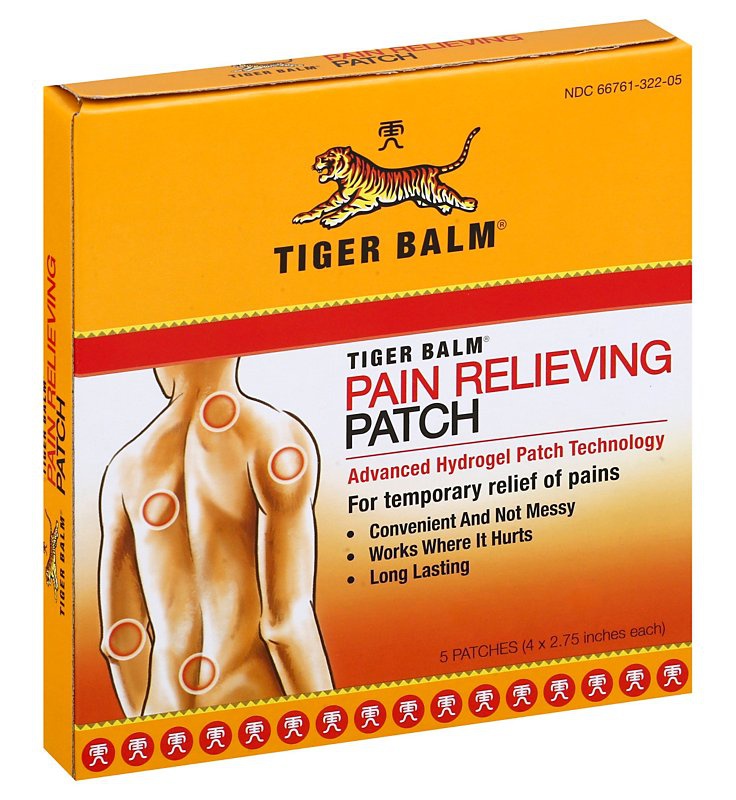 Tiger balm Pain Relieving Patch Red