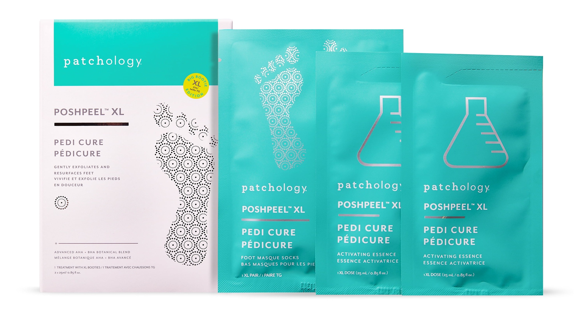 Patchology Poshpeel Pedi Cure Foot Peel