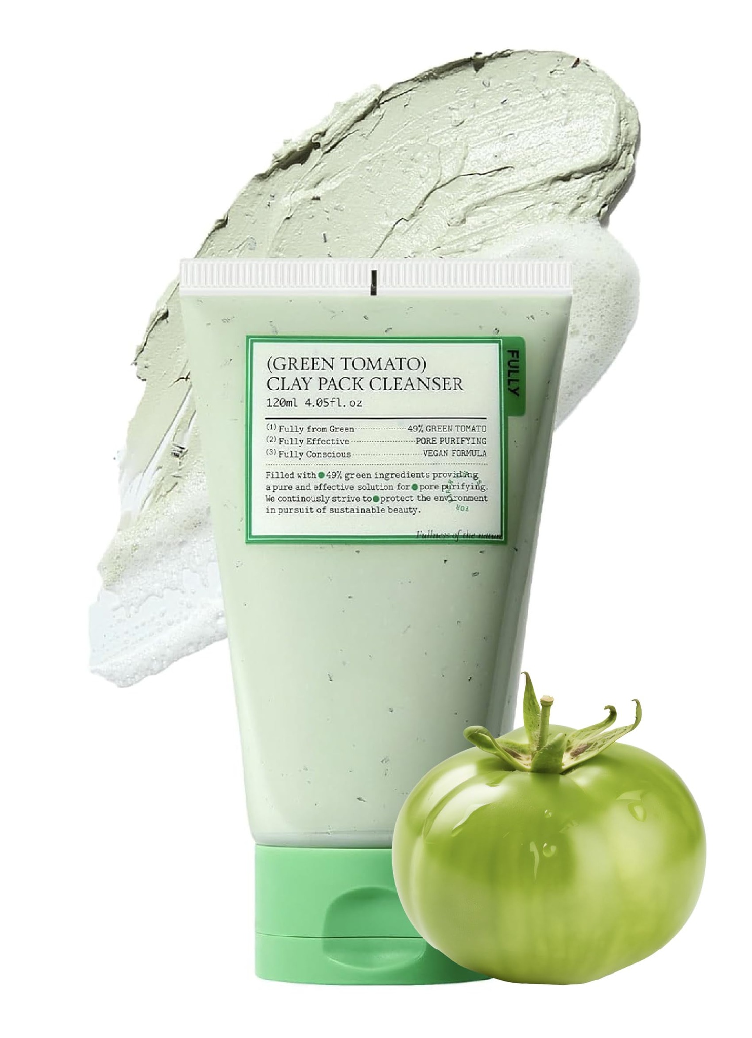 Fully Green Tomato Clay Mask Pore Cleanser