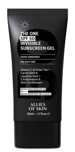 Allies of Skin The One SPF 50 Invisible Sunscreen Gel