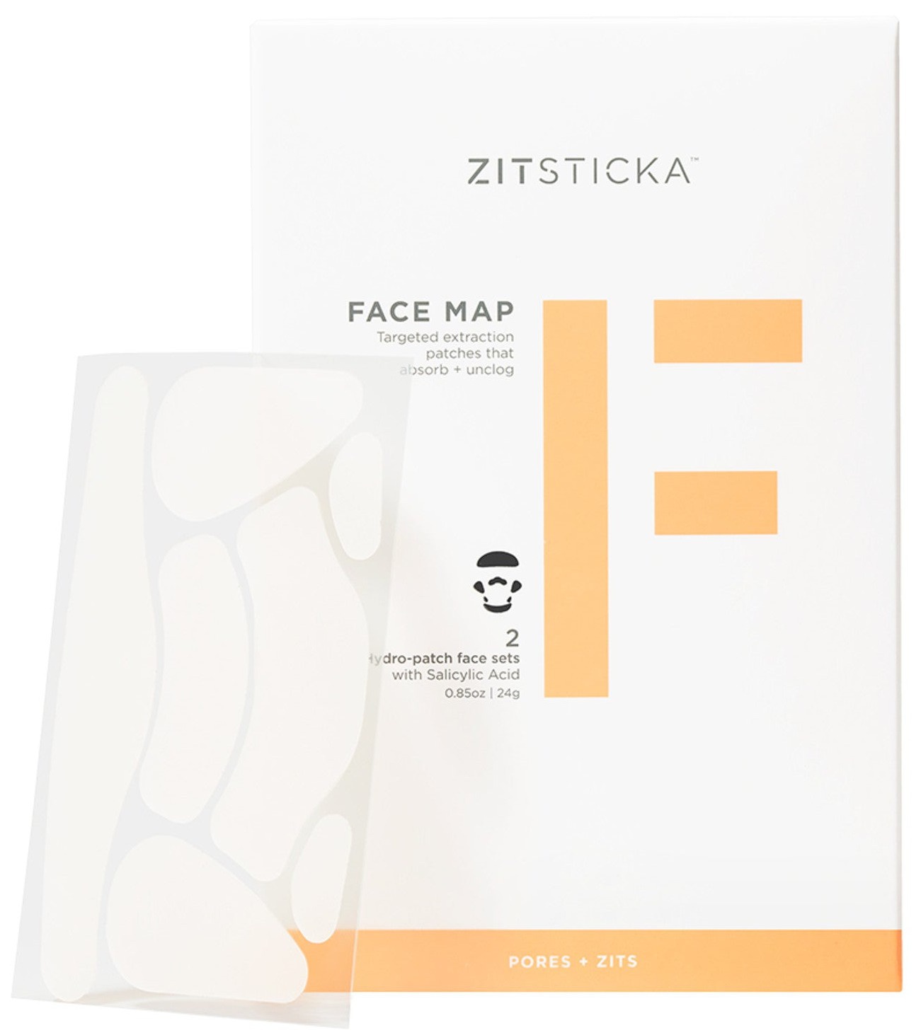 ZitSticka Face Map Surface Area Extraction Patches
