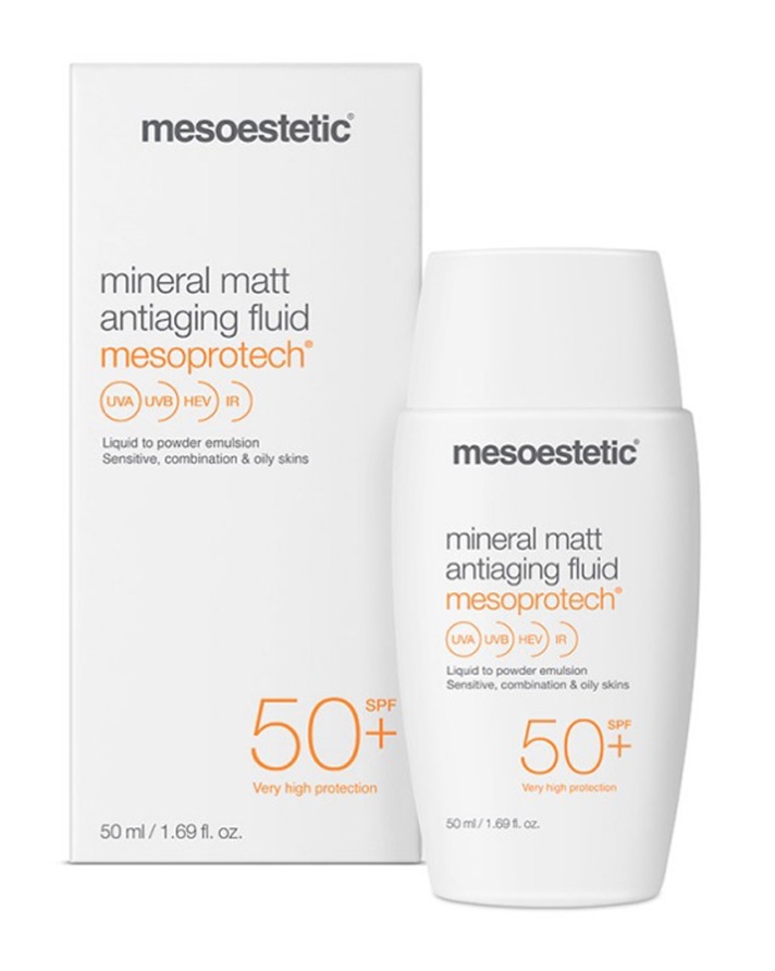 Mesoestetic Mesoprotech - Mineral Matt Antiaging Fluid Spf50+
