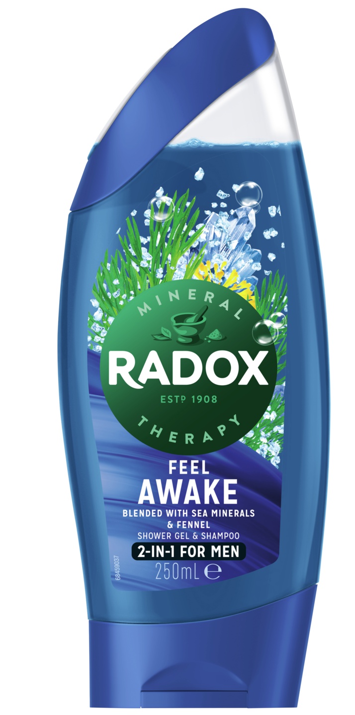Radox Mineral Therapy Feel Awake 2-in-1 Shower Gel & Shampoo