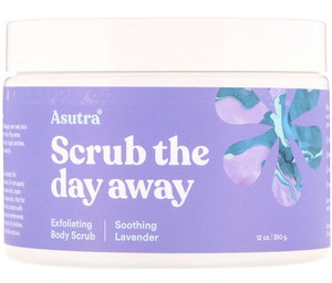 asutra Scrub The Day Away Exfoliating Lavender Body Scrub