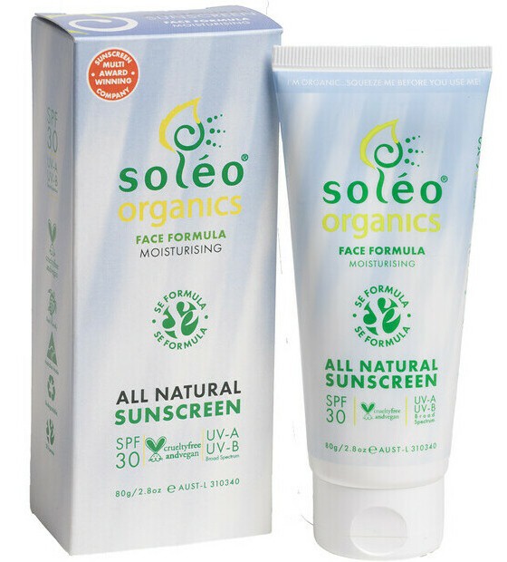 SOLEO Natural Face Moisturising Sunscreen